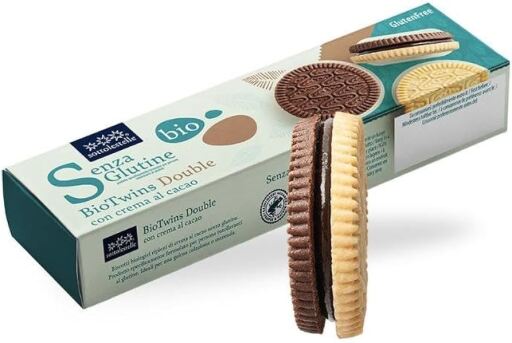 Sottolestelle Galleta Biotwins Doble Crema Cacao 125 Gr Bio Sin Gluten