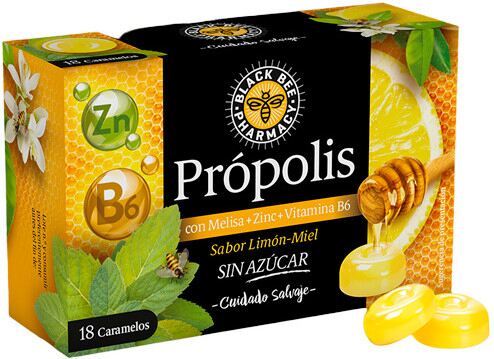 Black Bee Pharmacy Caramelos Propolis 18 Gummies