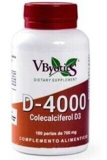 VByotics Vbyotics Vitamina D3 4000ui 180 Perlas