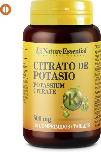 Nature Essential Citrato De Potasio 500 Mg 120 Comp
