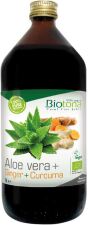 Jugo De Aloe + Jengibre + C&uacute;rcuma 1 L Bio