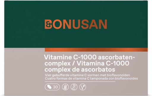Bonusan Vitamina C-1000 Complejo De Ascorbatos 90 Comp
