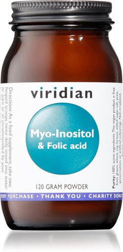 Viridian Myo-inositol Y &aacute;cido F&oacute;lico 120 G