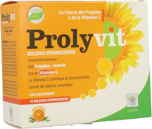 Noefar Prolyvit (vitamina C) Efervescente Prolisan 16 Sobres