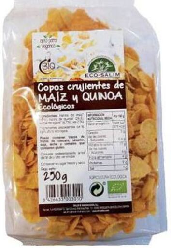 Eco Salim Copos Crujientes De Ma&iacute;z Y Quinoa Eco 250 G
