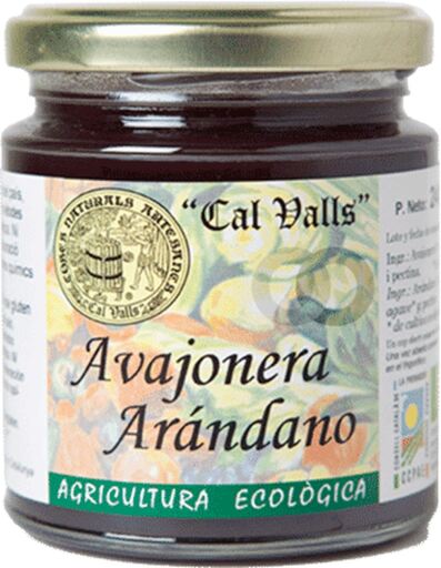 Cal Valls Mermelada De Ar&aacute;ndanos Eco 240 Gr - Sin Azucar A&ntilde;adido
