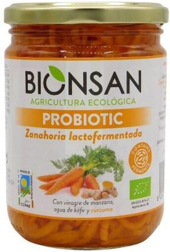 Bionsan Zanahoria Con Curcuma Lactofermentada 420 G
