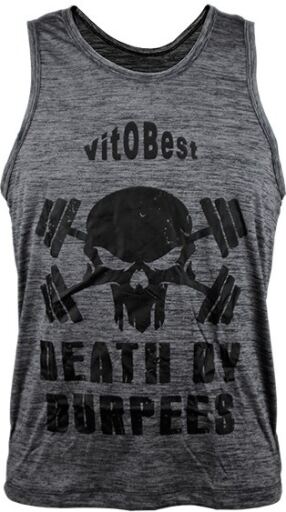 VitOBest Vitobest Camiseta Tirantes Burpees Elastic-dry Gris