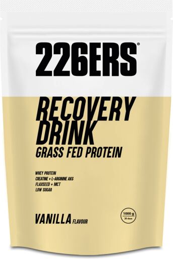RECOVERY DRINK 1 KG - Batido Recuperador Muscular Sin Gluten - Bajo en Az&uacute;car / Low Sugar - Prote&iacute;na de Suero de Leche GRASS FED - Creatina y MCT - Ideal despu&eacute;s del Ejercicio
