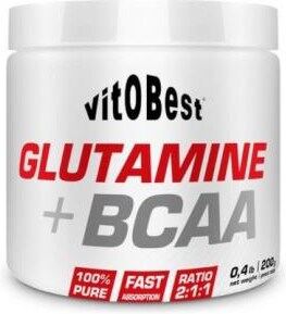 Glutamina + BCAA 200 gr