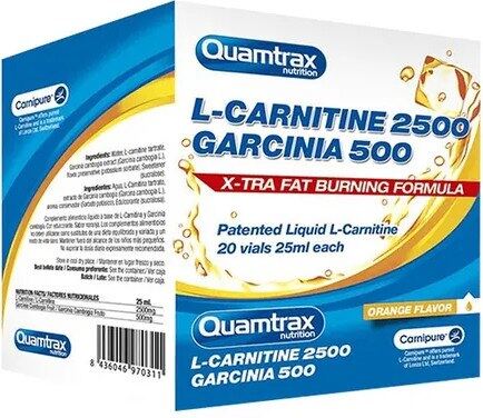 L-Carnitina 2500 Garcinia 500 20 Viales x 20 Ml