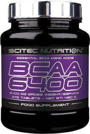 BCAA 6400 Amino&aacute;cidos Ramificados 375 Tabletas