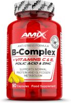 B-Complex 90 tabs + vitamin C&E, Suplemento Vitam&iacute;nico, Aporta &Aacute;cido F&oacute;lico y Zinc