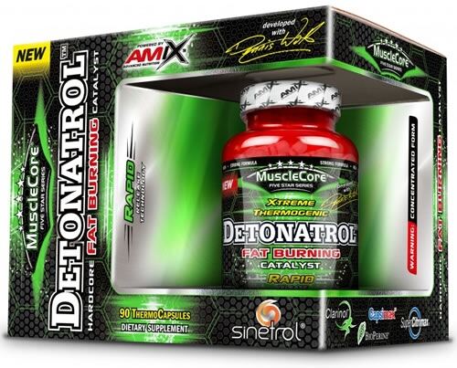 Detonatrol Fat Burner 90 caps Quemagrasas Elimina Retenci&oacute;n de l&iacute;quidos Aumenta el Metabolismo