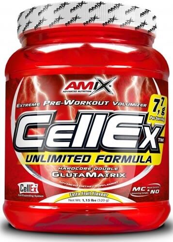 Cellex Unlimited Powder 520 Gramos - Voluminizador Pre-Entreno