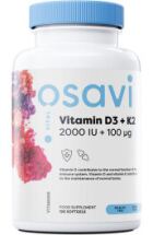 Vitamin D3 + K2 2000 Iu + 100 Mcg 120 Softgels