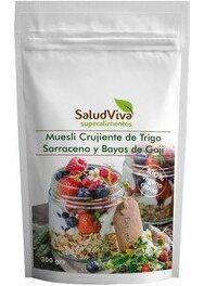Salud Viva Muesli Crujiente Trigo Sarrace Bayas Goji 300 Gr