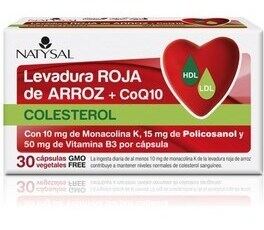 Natysal Levadura Roja De Arroz+ Co Q10 30 Cap