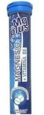 Mg Plus Magnesio + Vitamina B6 20 Tabletas Eferves