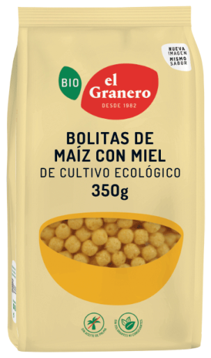 El Granero Integral Bolitas De Maiz Con Miel Bio 350 G